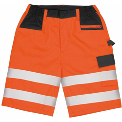 Result - Pantaloncini Unisex - Safety Cargo Shorts - Safety Cargo Shorts 80%P20%C | XXL - NEUTRO (SENZA PERSONALIZZAZIONE) - orange (ORAN) - Orange en oferta