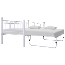 Giroletto Bianco In Acciaio 180x200/90x200 Cm en oferta
