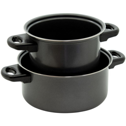 Set Casseruole 2 Pezzi 2 Manici 20/24 cm Grigio características