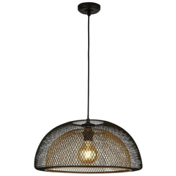 1 Ciondolo Leggero In Rete A Doppio Strato, Esterno Nero Con Interno Dorato características