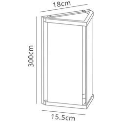 Lampada Da Parete 1 X E27, Ip54, Grafite características