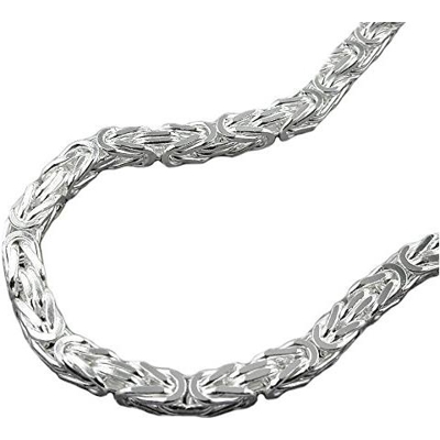 Collana 137001 - Byzantine Chain 4mm Silver 925-70cm
