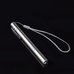 usb mini torcia ricaricabile in acciaio inox luce forte torcia medica luce penna LED batteria al litio piccola torcia luce bianca precio