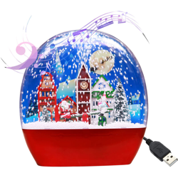 EL19A-1 Floating Snow Rain Flower Stone-Metal Red (senza batteria) con cavo USB Adattatore americano, 3 musica precio