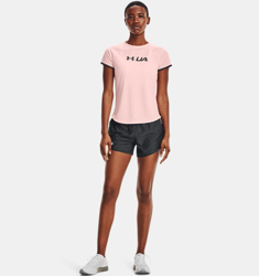 Maglia a manica corta UA Speed Stride Graphic da donna en oferta
