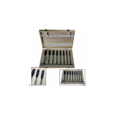 Topolenashop - SET 8 PUNTE PER TRAPANO TASSELLATORE PUNTALE AUTOFILETTANTE LEGNO CON PROLUNGA