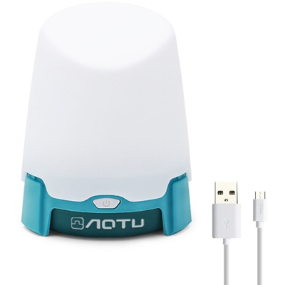 Lampada da campeggio colorata da esterno USB AT5501 blu