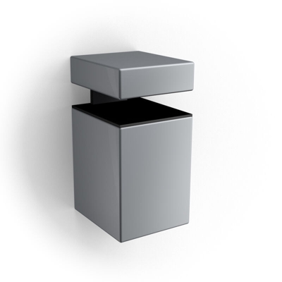 2 REGGIMENSOLA PER VETRO BLOCK CM.4 ARGENTO - Bolis Italia