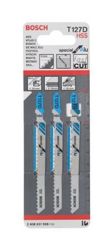 Lama per seghetto alternativo 3 pz Special for Alu T 127 D - 2608631508 - Bosch en oferta