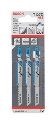 Lama per seghetto alternativo 3 pz Special for Alu T 127 D - 2608631508 - Bosch