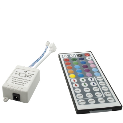 Planetitaly - Telecomando centralina RGB LED strip 12V 6A IR controller effetti luce 44 tasti