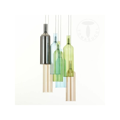 lampadario 7 luci BOTTLES
