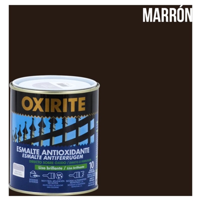 Oxirite liscio lucido 10 anni colori | 750 mL - Marrone - Marrone