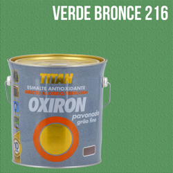 Brunitura Oxiron 4L | 4 L - 216 Verde bronzo - 216 Verde bronzo - Titan en oferta