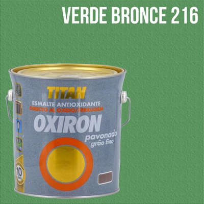 Brunitura Oxiron 4L | 4 L - 216 Verde bronzo - 216 Verde bronzo - Titan