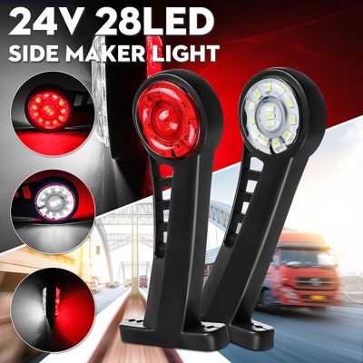 Insma - Indicatore luminoso laterale 2 pezzi per rimorchio per camion caravan 24V