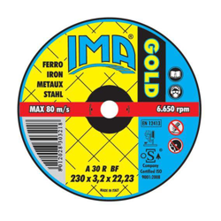Ima - Disco Ferro Gold Diam.230 X 3,2 X 22,23 8012028303218 A 30 R Bf características