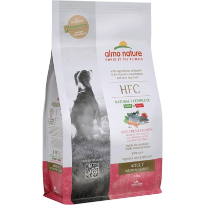 HFC Cane Medium e Large 1,2kg Adult Salmone - Almo Nature