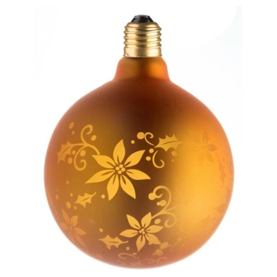 30125130003 bulbo decorativo E27 LED 0.5W G125 360 - Golden Flower - Ecolicht