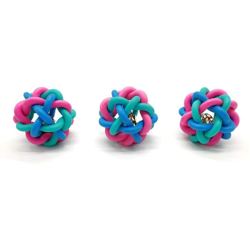 Bravo Home - Confezione da 3 palline per cani. 3 unità di palline con campana interna blu e viola per piccoli, medi e grandi animali domestici. características