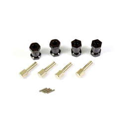 Absima + 20.0 mm 1:10 Alluminio Distanziale in alluminio 12 mm a 6 spigoli Nero 4 pz. precio