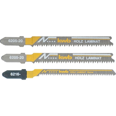 KWB Set lame per seghetto alternativo, LAMINATO, Lavorazione di legno, bimetallo - 622320