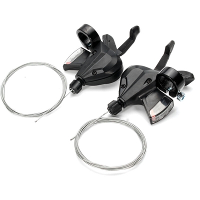 1 paio di parti di biciclette per bici con cambio 3x8 velocità per coppia Shimano Acera SL-M310 (cambio sinistro e destro)