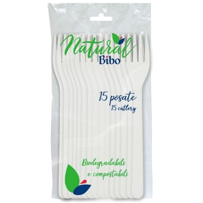 Machieraldo Gustavo - FORCHETTA Pz 15 BIANCO NATURAL BIBO