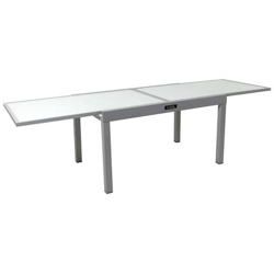 Tavolo Da Giardino Allungabile In Alluminio Porto 10 - Phoenix - Argentato en oferta