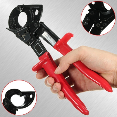 240 mm e ² Strumento per fili per cavi con azione a cricchetto a crimpare terminale