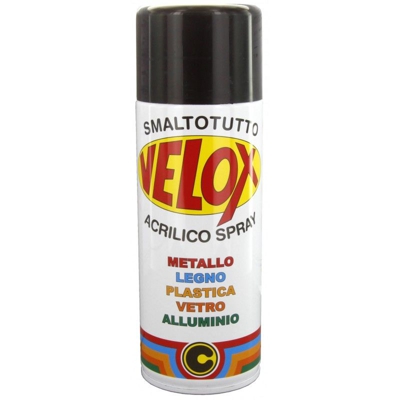 Ital G.e.t.e. - VELOX SPRAY ACRILICO NERO LUCIDO RAL 9005