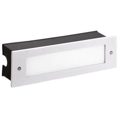 Applique Da Incasso A Led Per Esterni Bianco 29,8cm 1140lm 3000k Ip65