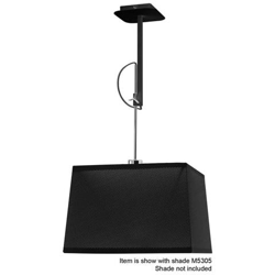 Sospensione Telescopica A Soffitto 1 Luce (paralume Venduto Separatamente) E27 Nero, Cromo Lucido características