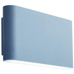 Applique Led Da Esterno In Alluminio Grigio Con Diffusore Satinato Ip44 en oferta