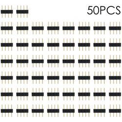 Intestazione pin per striscia luminosa RGB a 4 pin,5 confezioni nere - 5 confezioni nere en oferta