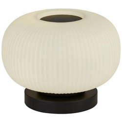 Lampada Da Tavolo A 1 Luce Con Vetro Satinato Rigato características