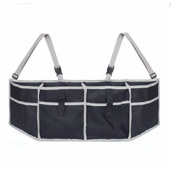 Borsa portaoggetti per sedile posteriore per auto, organizer per bagagliaio per auto Borsa portaoggetti multi-tasca per seggiolino auto in rete características
