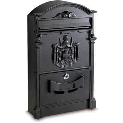 Cassetta Postale Orchidea - Nero - Technomax