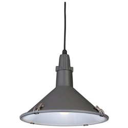 Sospensione A Soffitto A Cupola A 1 Luce Grigio Ip44, E27 en oferta
