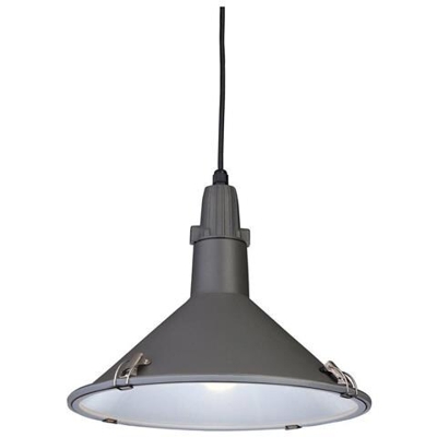 Sospensione A Soffitto A Cupola A 1 Luce Grigio Ip44, E27