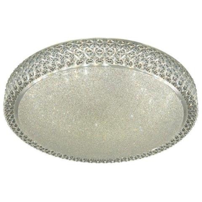 Plafoniera Decorativa Da Incasso A Led A 1 Luce Integrata Bianca