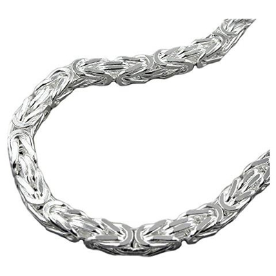 Collana 137003 - Byzantine Chain 6mm Argento 925-80cm