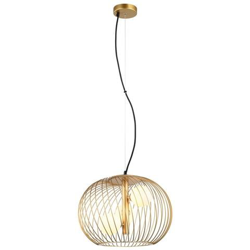 Pendente A Sospensione Moderno Dorato A 3 Luci Con Oro, Paralume Bianco, G9 en oferta