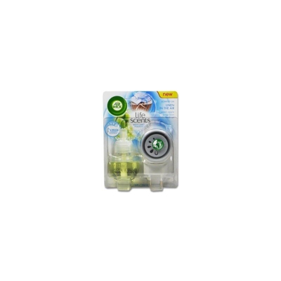 Reckitt Benckiser - Air Wick Starter Set Linen in the Air - Diffusore elettrico + ricarica 19 ml