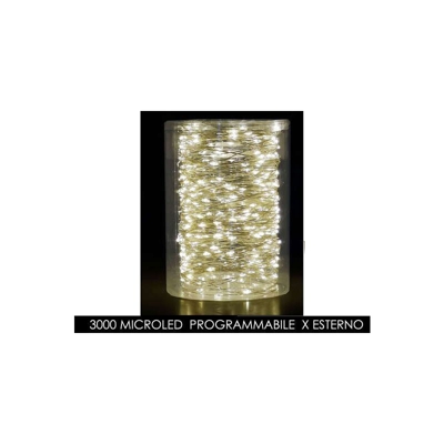 Catena 300 Micro Led - Bianco Caldo - da interno ed esterno - Dictro Lux