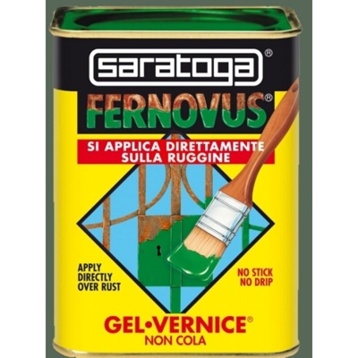 Saratoga Int.sforza - Fernovus micaceo 750ml smalto formula gel diretto su ruggine, colori verde tirolo