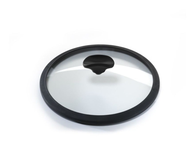 Noi - Coperchio Vetro Con Pomolo Nero D32 Cm
