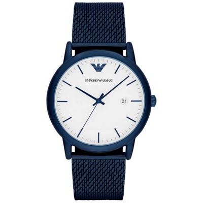 Orologio Emporio Armani Luigi Ar11025 Al Quarzo Acciaio Quandrante Bianco