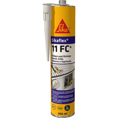 SIKAFLEX 11 FC-Plus ADESIVO UNIVERSALE ELASTICO E SIGILLANTE PER GIUNTI CARTUCCIA DA 300ML - COLORE BIANCO - SIKA