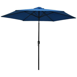 Ombrellone Da Esterni Con Palo In Metallo 300 Cm Azzurro en oferta